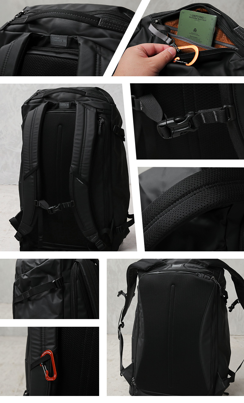 GREGORY グレゴリー COMPASS 40 RF バックパック UNIVERSE BLACK
