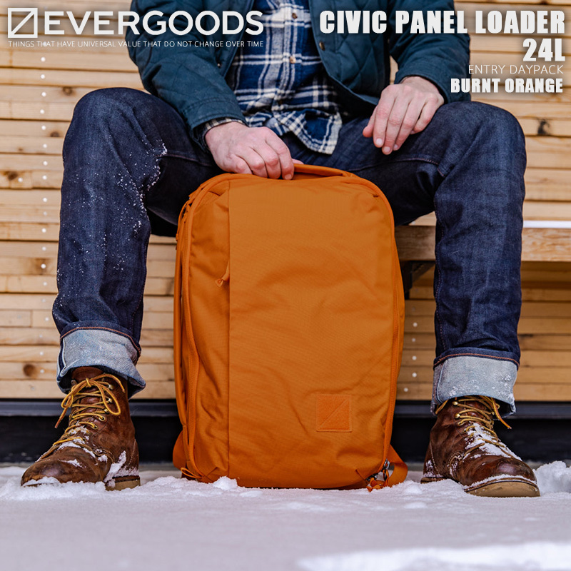 EVERGOODS エバーグッズ CIVIC PANEL LOADER 24L バック