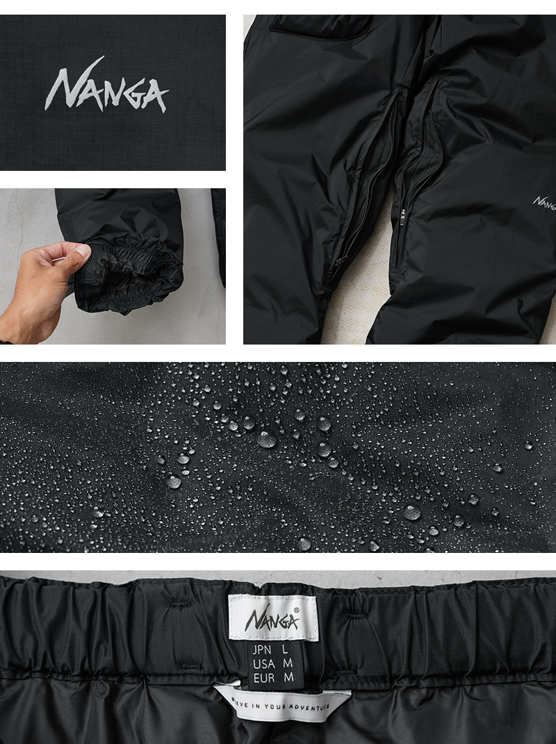 NANGA ナンガ ND2441-1I003-A AURORA TEX ダウンパンツ 中綿 NANGA ナンガ ND2441-1I003-A AURORA TEX ダウンパンツ 中綿