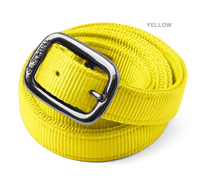 yellow nylon webbing