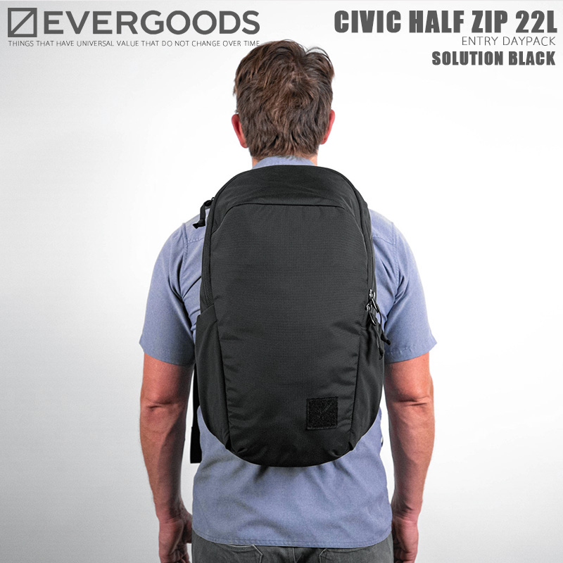 EVERGOODS エバーグッズ CIVIC HALF ZIP 22L バックパック 