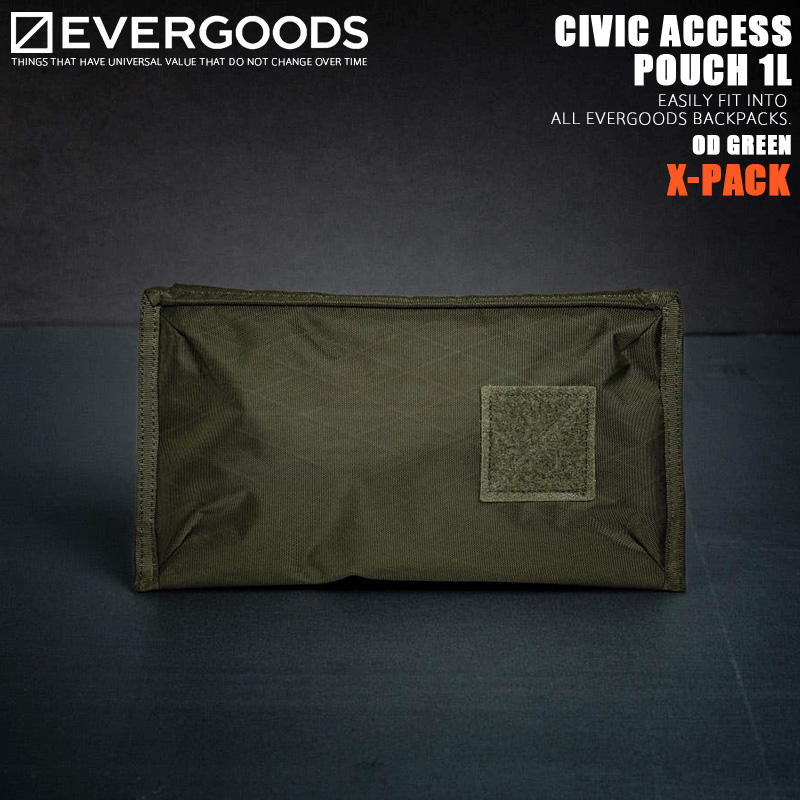 EVERGOODS エバーグッズ CIVIC ACCESS POUCH 1L X-PACK