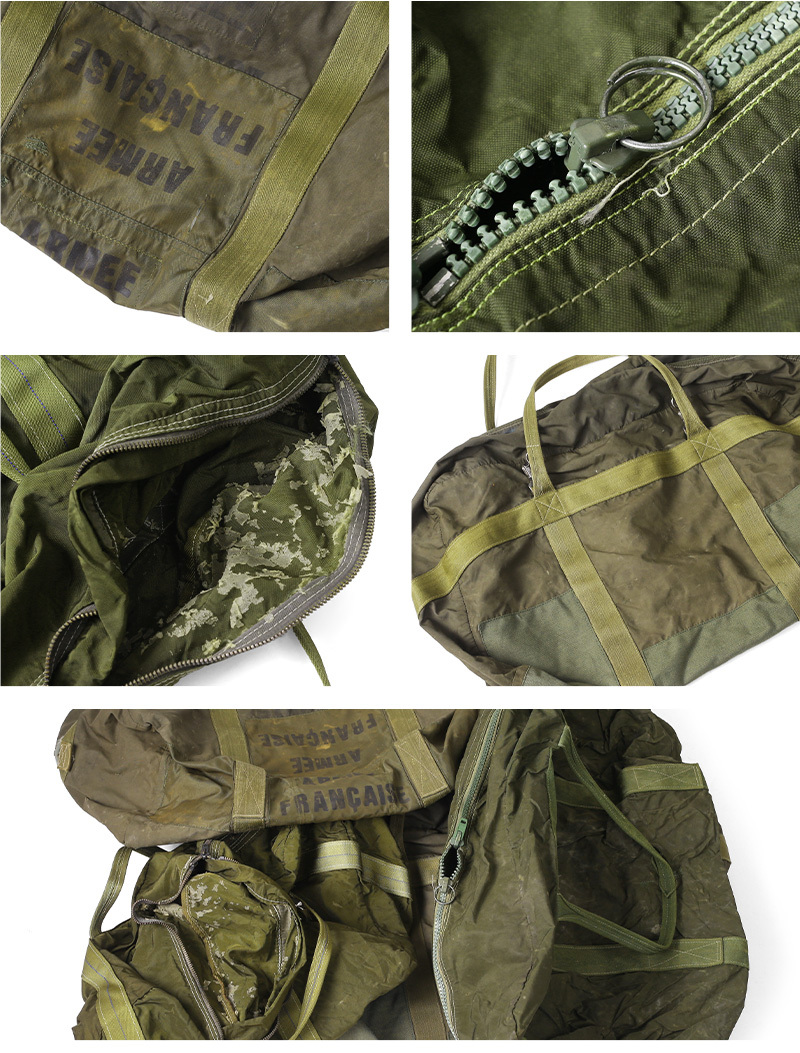 希少 実物 フランス軍 AIR FORCE PARATROOPER パラシュートバッグ USED 