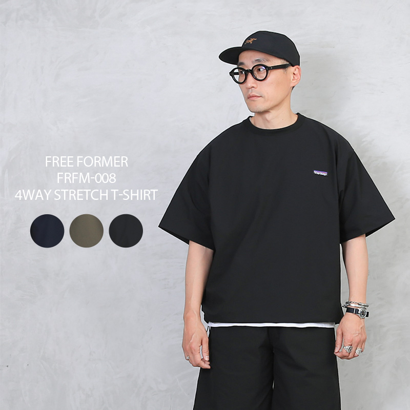 FREE FORMER フリーフォーマー FRFM-008 FREE FORMER 4WAY ストレッチ Tシャツ アウトドア【T】