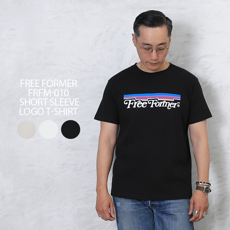 RIP SERVICE カーブロゴTシャツ AMBIDEX Store ○GV天竺LOGO ATHLETIC T-シャツ(F OFF WHITE