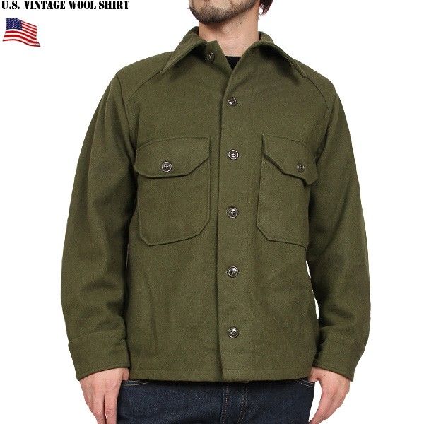 実物 新品 米軍ヴィンテージウールシャツ 実物 新品 米軍ヴィンテージウールシャツ