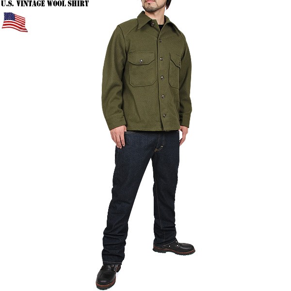 実物 新品 米軍ヴィンテージウールシャツ 実物 新品 米軍ヴィンテージウールシャツ