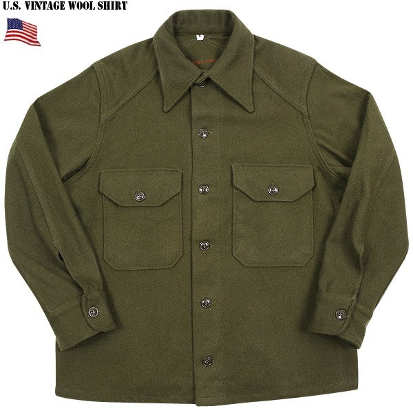実物 新品 米軍ヴィンテージウールシャツ 実物 新品 米軍ヴィンテージウールシャツ