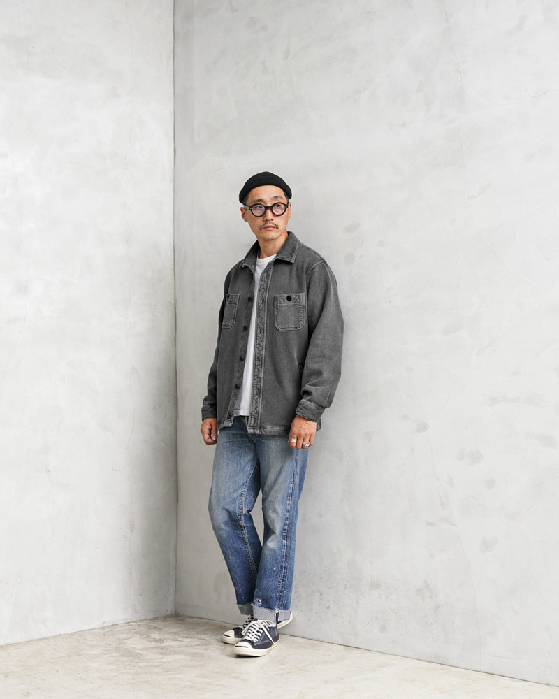 Good On グッドオン GOBW-2105 C.P.O SWEAT JACKET / C.P.Oスウェット