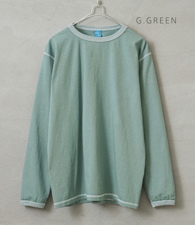 Good On グッドオン GOLT-2409 L/S 80's リンガー Tシャツ 日本
