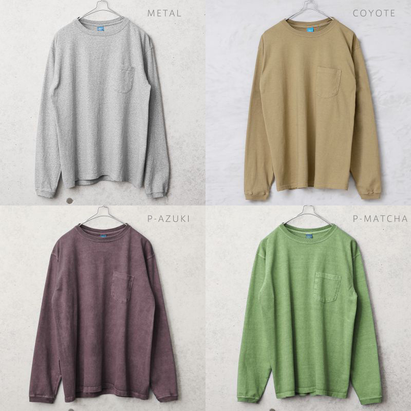 GOOD ON（グッドオン） GOLT-1306 L/S ポケット Tシャツ 日本製【Sx