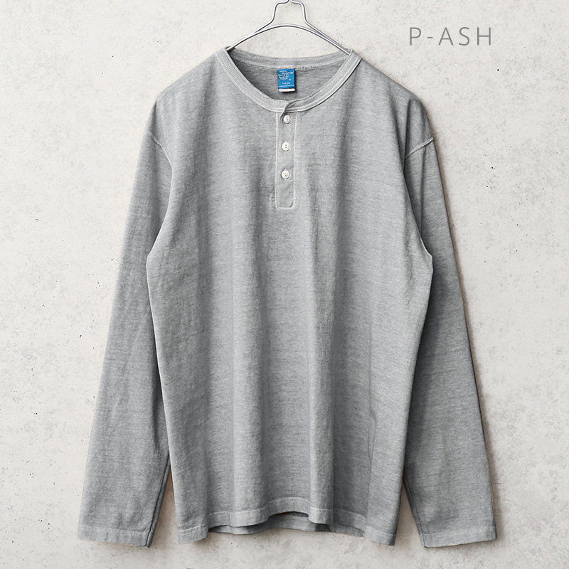 GOOD ON（グッドオン） GOLT-1601 L/S ヘンリーネックTシャツ 日本製