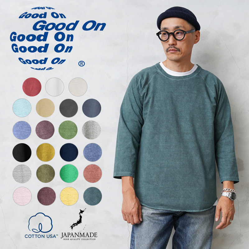 GOOD ON（グッドオン） GOLT-601 BASEBALL TEE / ベースボールTシャツ