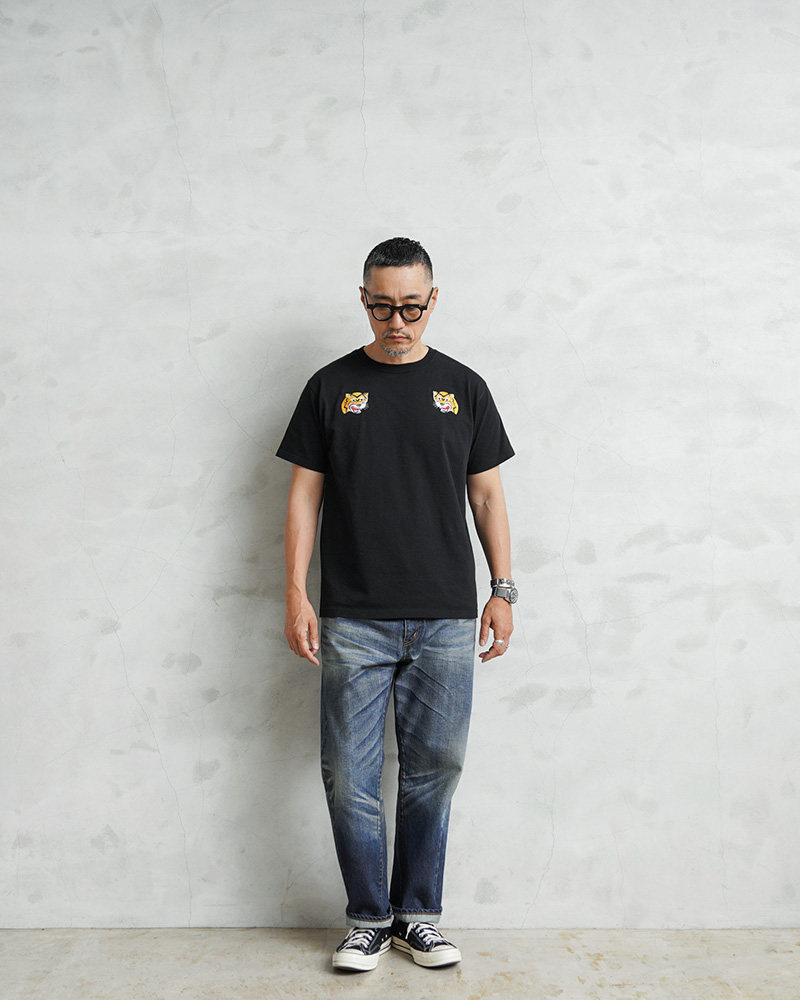 GOOD ON（グッドオン） GOST2315 TORAFUKU EMB S/S クルーネック T