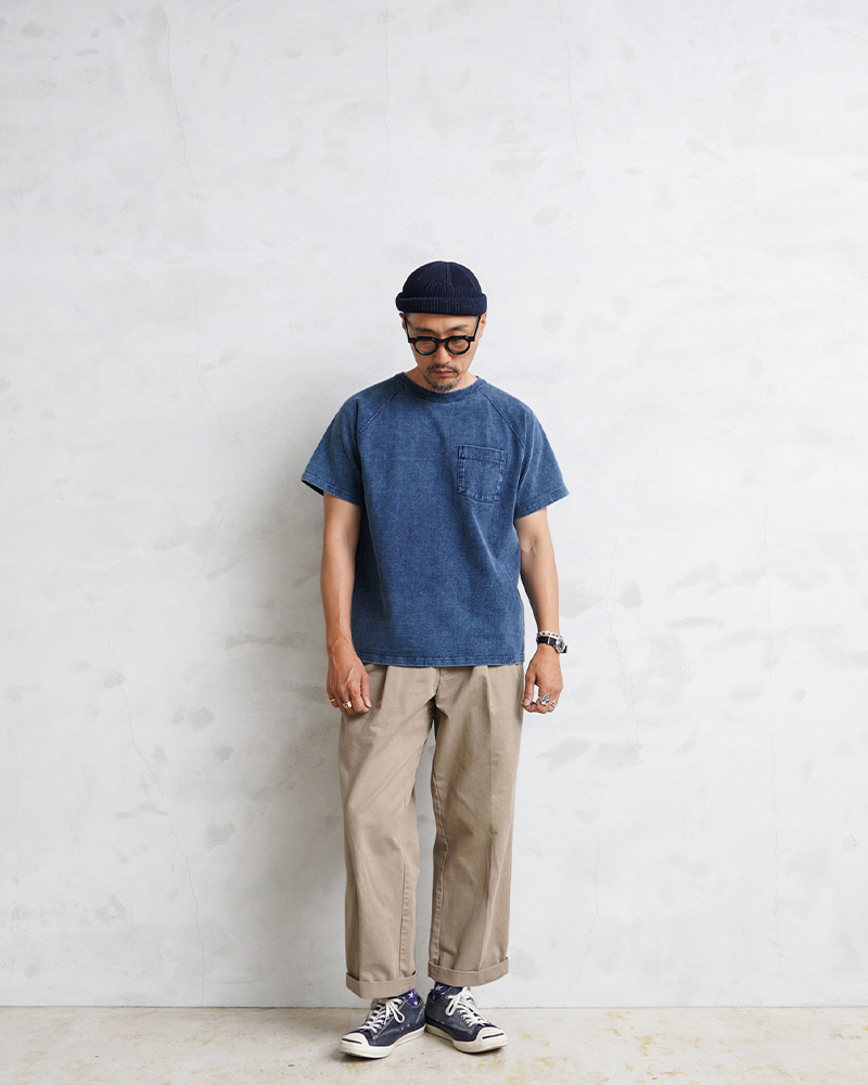 GOOD ON（グッドオン） GOST-1101IS S/S ヘビー ラグラン ポケットT