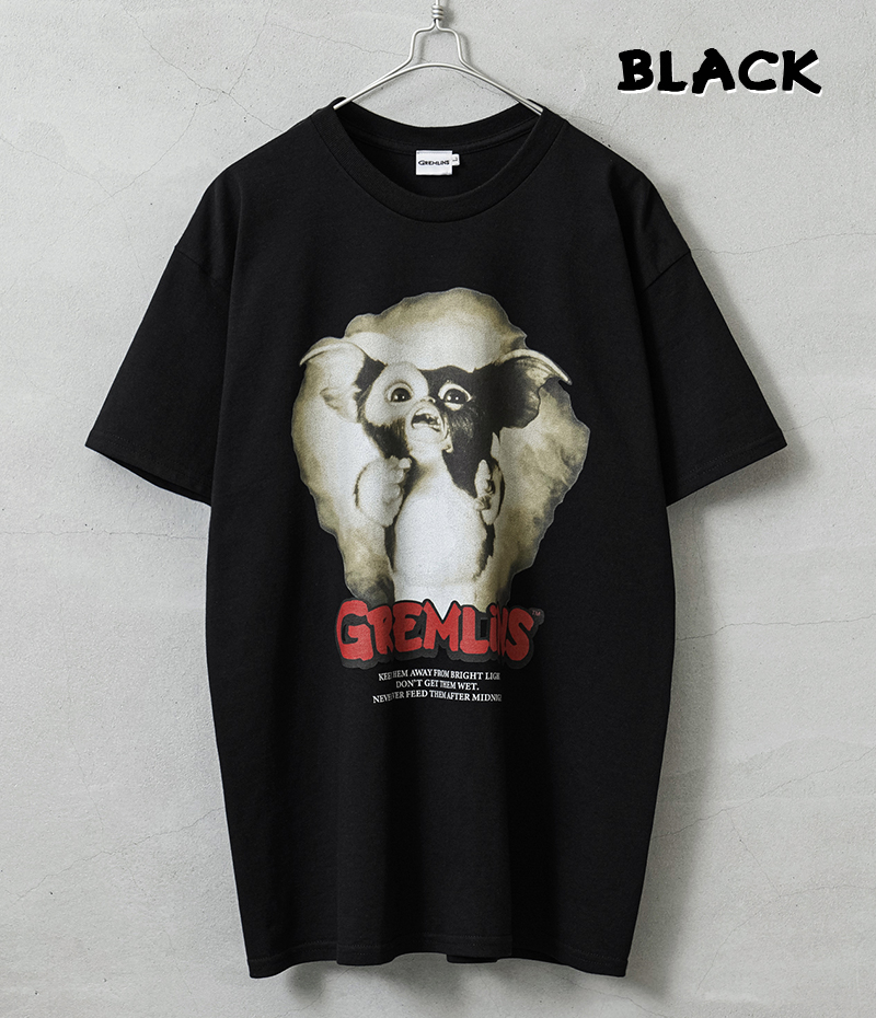 未使用 Tシャツ Sサイズ ブラック　タグ付　グレムリン　キャラクターグッズ GREMLiNS グレムリン 25SS-GRM-03 Gizmo Graphic S/S Tシャツ CINEMA