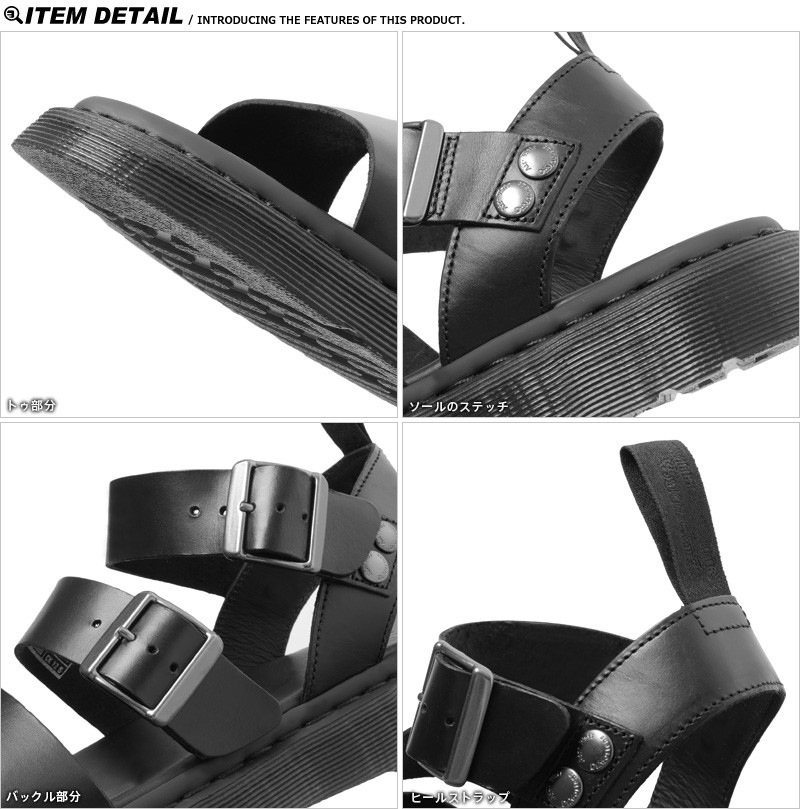 UK8 27cm新品未使用ドクターマーチン サンダル GRYPHONグリフォン Dr.Martens 【国内正規品】Dr.Martens ドクターマーチン GRYPHON