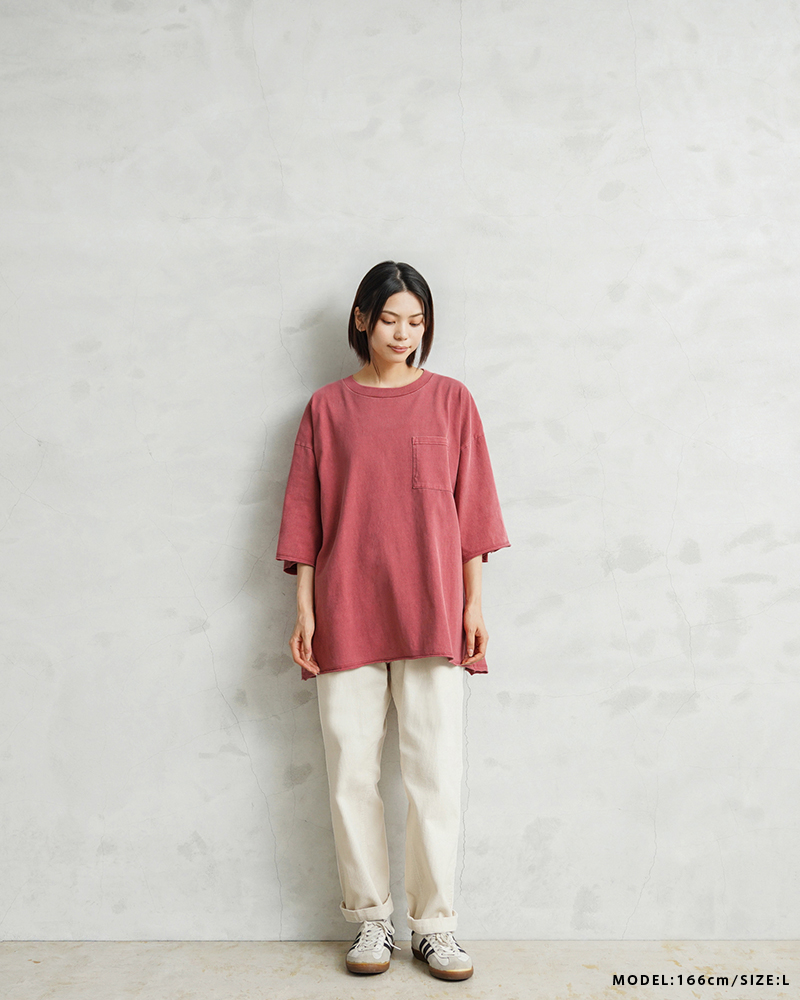 WAIPER×Goodwear 2W7-14226 SUPER BIG カットオフ PIGMENT DYED