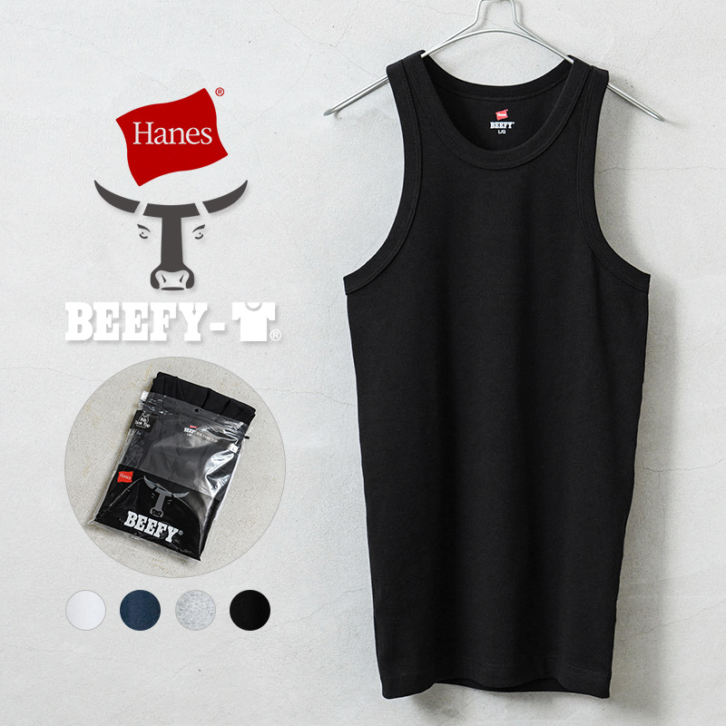 BEEFY-T Hanes ヘインズ HM3-R102 BEEFY ビーフィー リブタンクトップ