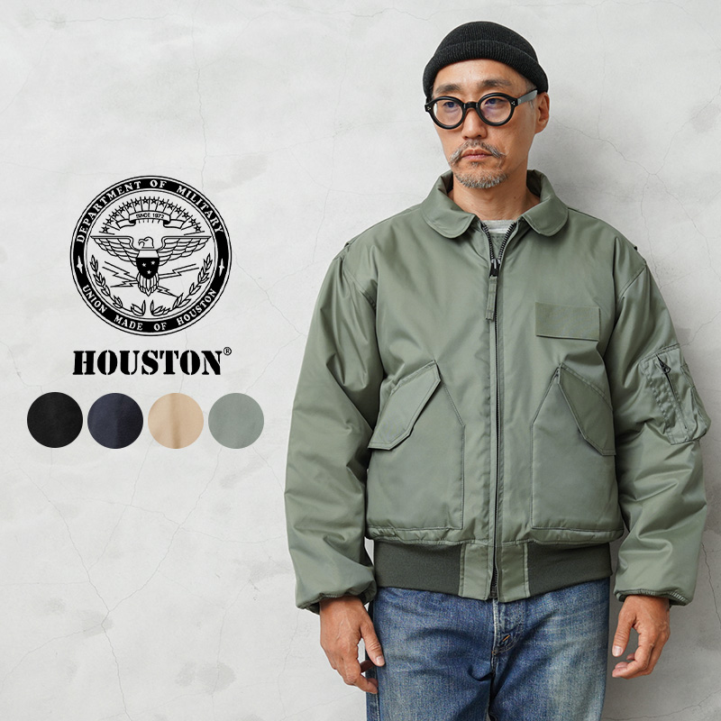 HOUSTON / ヒューストン　CWU-45Pフライトジャケット　ミリタリー HOUSTON ヒューストン CWU-45P フライトジャケット 日本製 MA-1