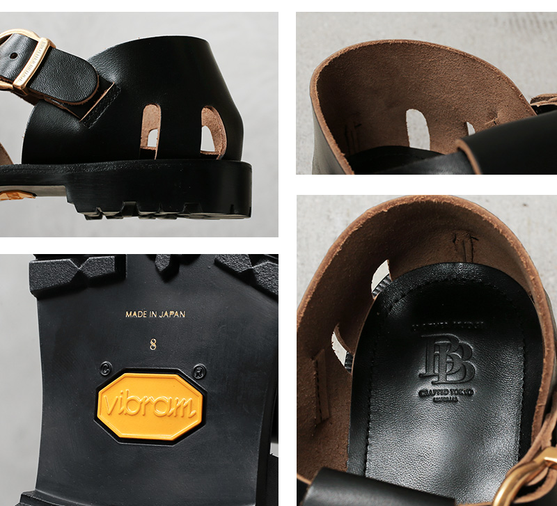 BROTHER BRIDGE ブラザーブリッジ R011 HEMINGWAY BLACK / HORSE