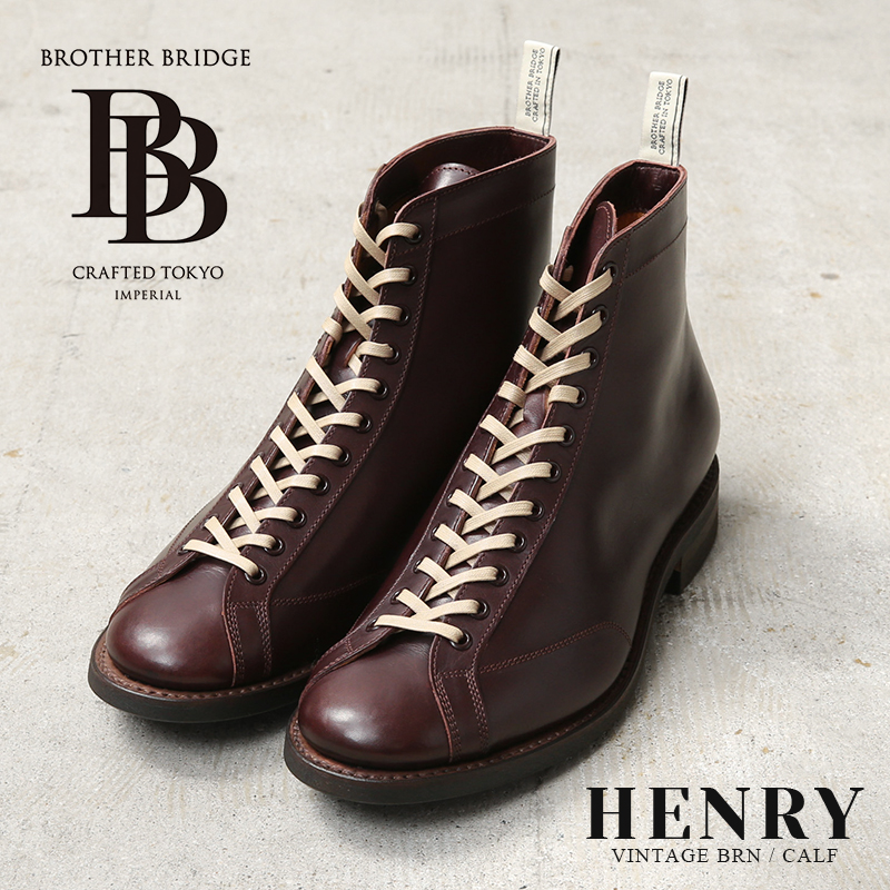 BROTHER BRIDGE HENRY VIN CALF ヘンリー　25.5 henry-br_1a.jpg
