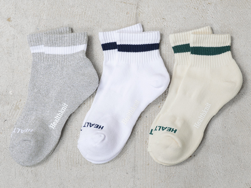 Healthknit（ヘルスニット） 191-3694 ライン ソックス 3足セット 靴下
