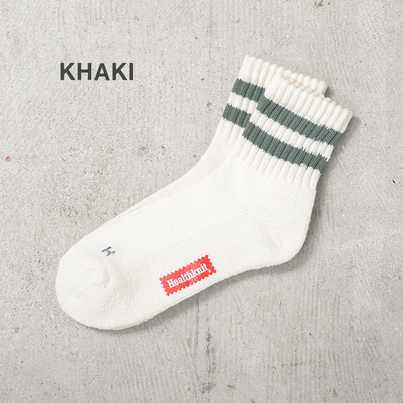 Healthknit（ヘルスニット） 191-3695 2本ライン ソックス 3足セット