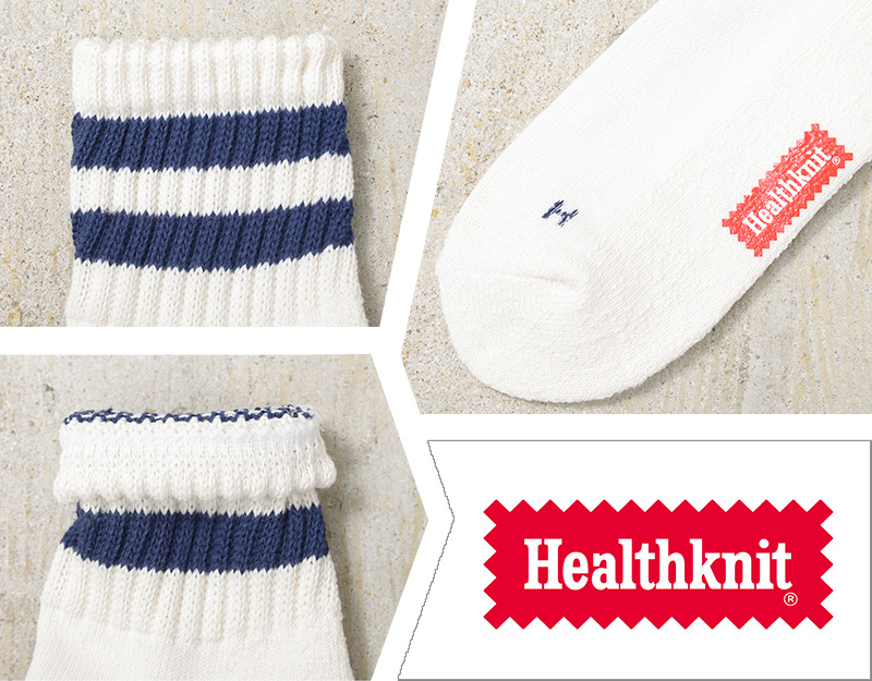 Healthknit（ヘルスニット） 191-3695 2本ライン ソックス 3足セット