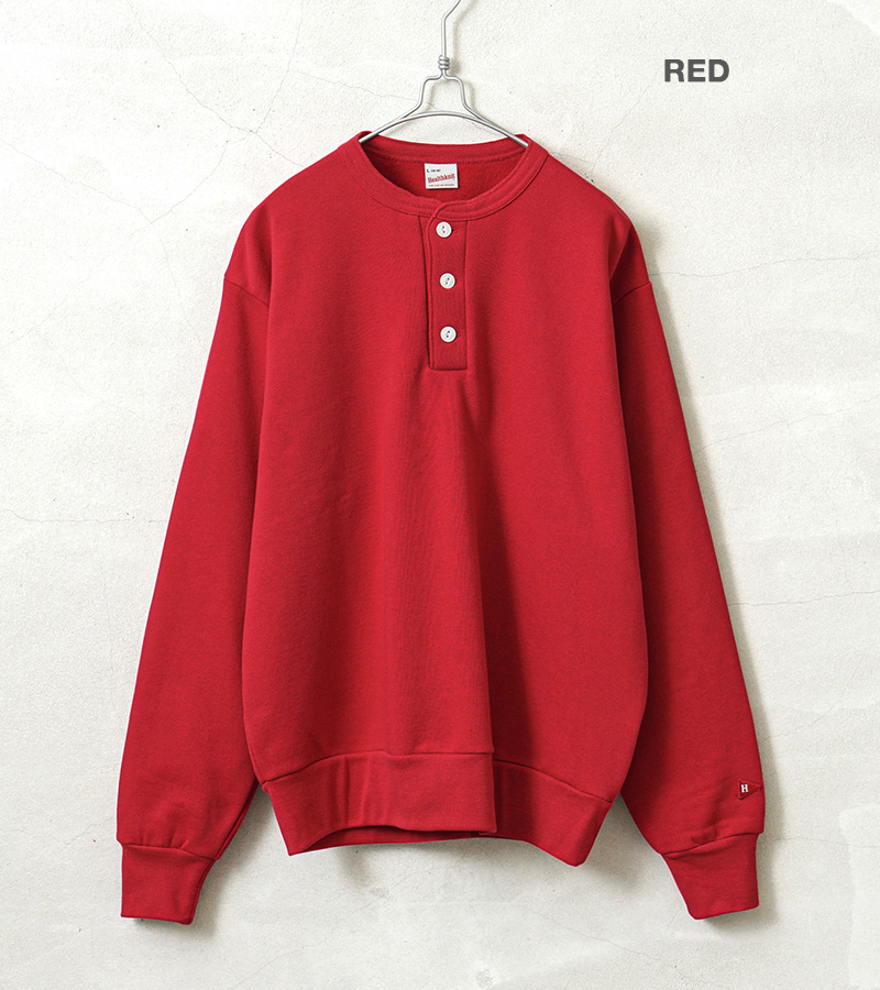 Healthknit】クラシックスウェット ヘンリーネック | PieceLife