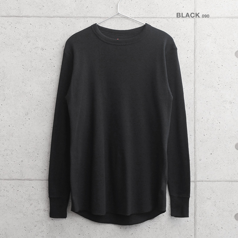Hanes ヘインズ HM4-Q501 L/S サーマル クルーネックTシャツ