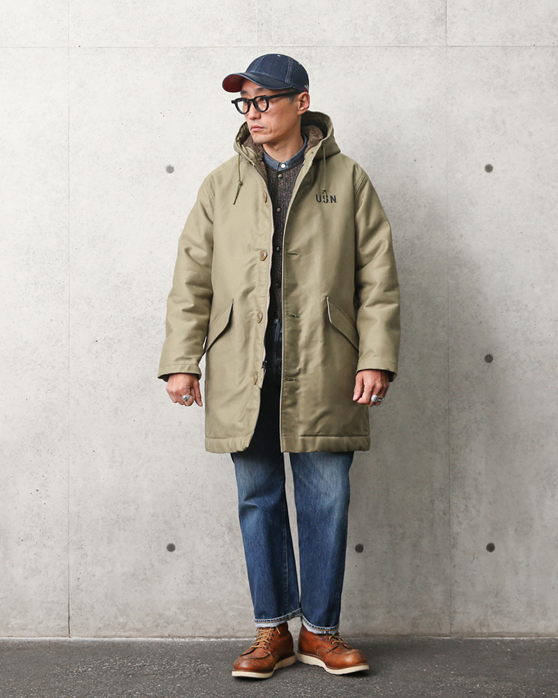 HOUSTON ヒューストン #50742 N-1 デッキコート38 HOUSTON ヒューストン 
