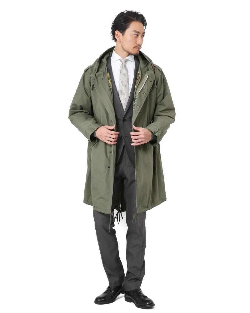 ヒューストンタグ付き PARKA SHELL M-1951 モッズコート Mの+inforsante.fr