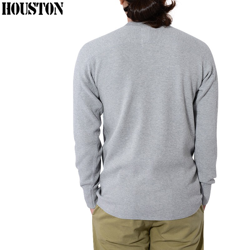 HOUSTON ヒューストン 20971 HEAVY THERMAL コットンTシャツ メンズ 長袖 ロンT サーマル カットソー 無地 厚手 肉厚  ミリタリー ブランド【T】 :hot94080410202:ミリタリーショップWAIPER - 通販 - Yahoo!ショッピング