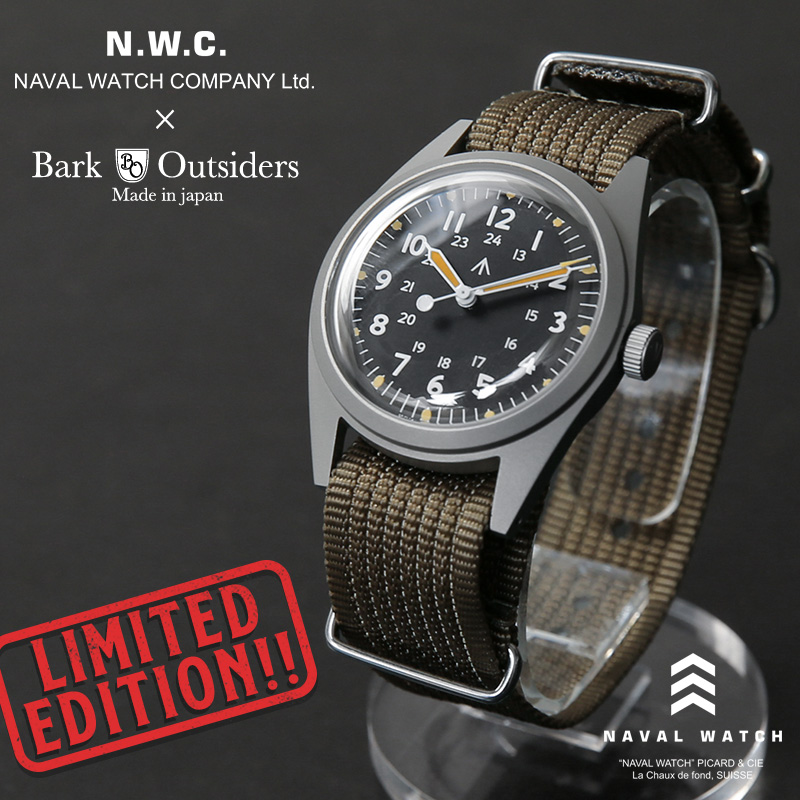時計 NAVAL WATCH Bark Outsiders howl001 BARK OUTSIDERS バークアウトサイダーズ HOWL001 NAVAL WATCH