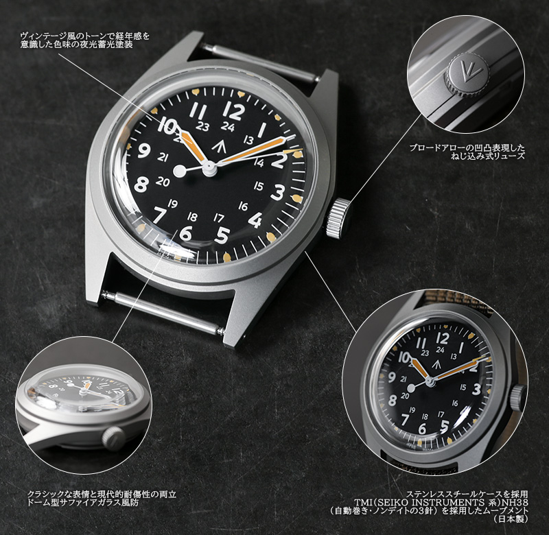 BARK OUTSIDERS バークアウトサイダーズ HOWL002 NAVAL WATCH