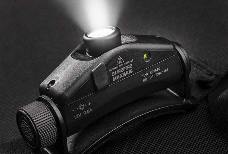 【希少】シュアファイア SF ヘッドライト ブラック 充電器付き MILITARY SUREFIRE シュアファイア MAXIMUS Rechargeable