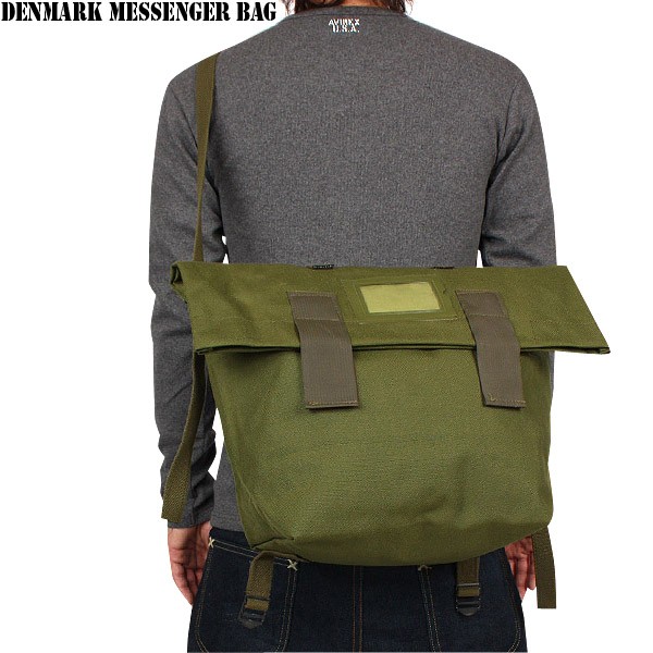 実物 新品 デンマーク軍メッセンジャーバッグ