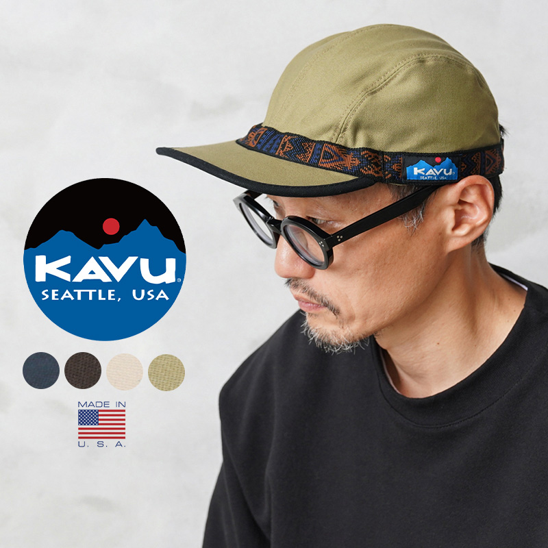 KAVU カブー 1167 ORGANIC STRAP CAP オーガニックストラップキャップ MADE IN USA アメリカ製 メンズ 帽子  アウトドア ブランド【クーポン対象外】【T】