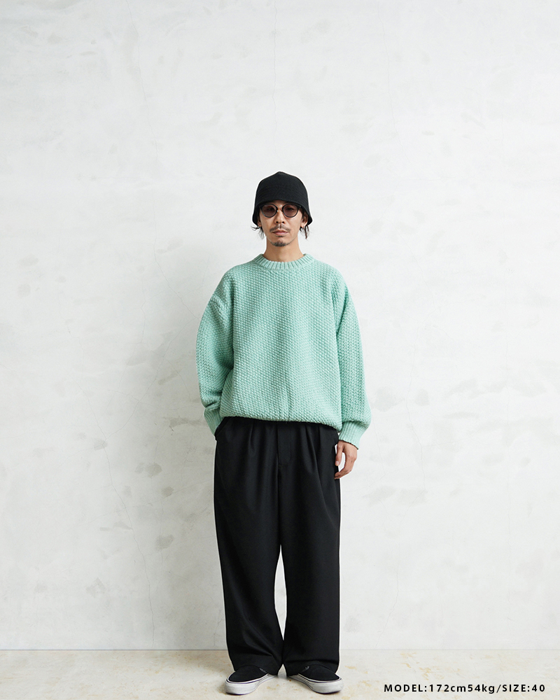 PETER MILLAR・waialae country club セーター WAIPER×KERRY WOOLLEN MILLS ケリーウーレンミルズ KW-0040W モス