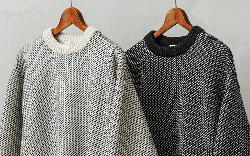 ケリーウーレンミルズ バーズアイ クルーネックニット Kerry Woollen Mills KW-0049 国内正規品 220409 送料無料 kw0049_7.jpg