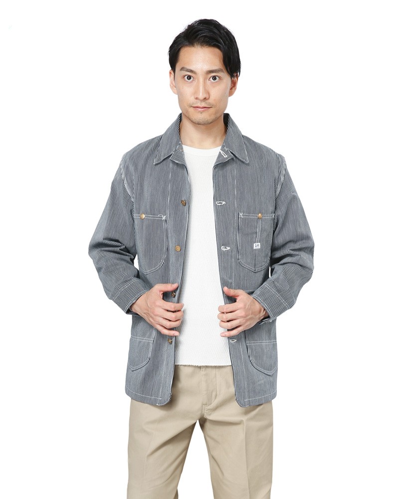 Lee リー LM6412-04 ARCHIVES 50S 91-J LOCO JACKET カバーオール ロコジャケット ヒッコリー メンズ  アメカジ ワーク アウター ブランド 新作 人気【T】 :lee-lm6412-04:ミリタリーショップWAIPER - 通販 -  Yahoo!ショッピング