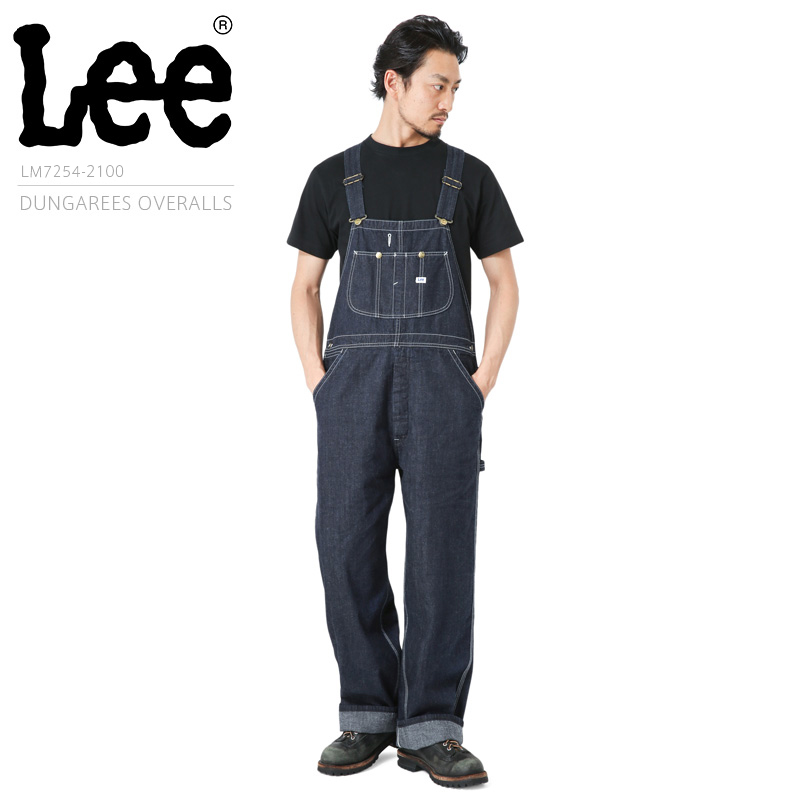 Lee リー LM7254-2100 DUNGAREES OVERALL INDIGO BLUE（ダンガリーズ オーバーオール インディゴブルー） つなぎ  デニム アメカジ ワークパンツ ブランド【T】 :lee-lm7254-100:ミリタリーショップWAIPER - 通販 - Yahoo!ショッピング