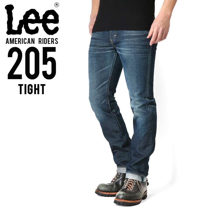 Lee リー AMERICAN RIDERS 205 タイトストレート デニムパンツ