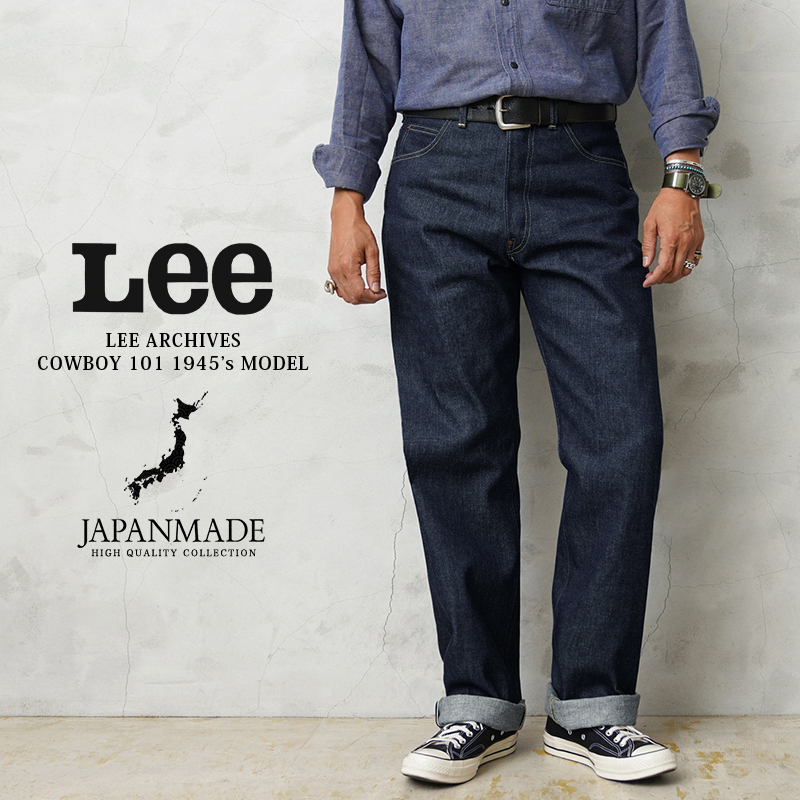 Lee リー LM6321 ARCHIVES COWBOY 101 1945S デニムパンツ 日本製 アーカイブス カウボーイ ジーンズ ジーパン  Gパン アメカジ 復刻 ブランド【T】