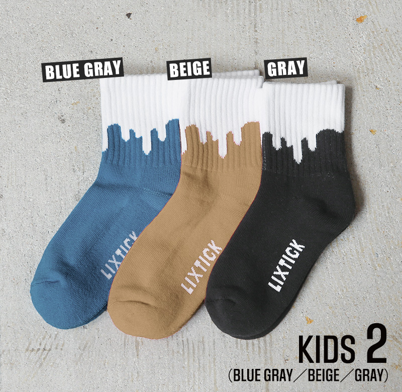 LIXTICK リックスティック DRIP SOCKS 3PACK ドリップ ソックス