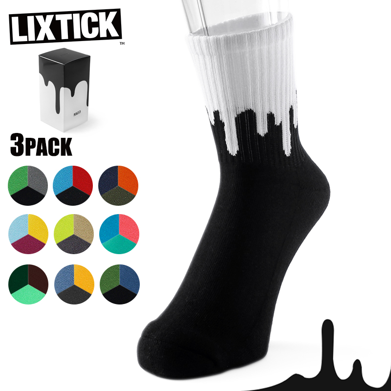 LIXTICK（リックスティック） DRIP SOCKS 3PACK REVERSE ドリップ
