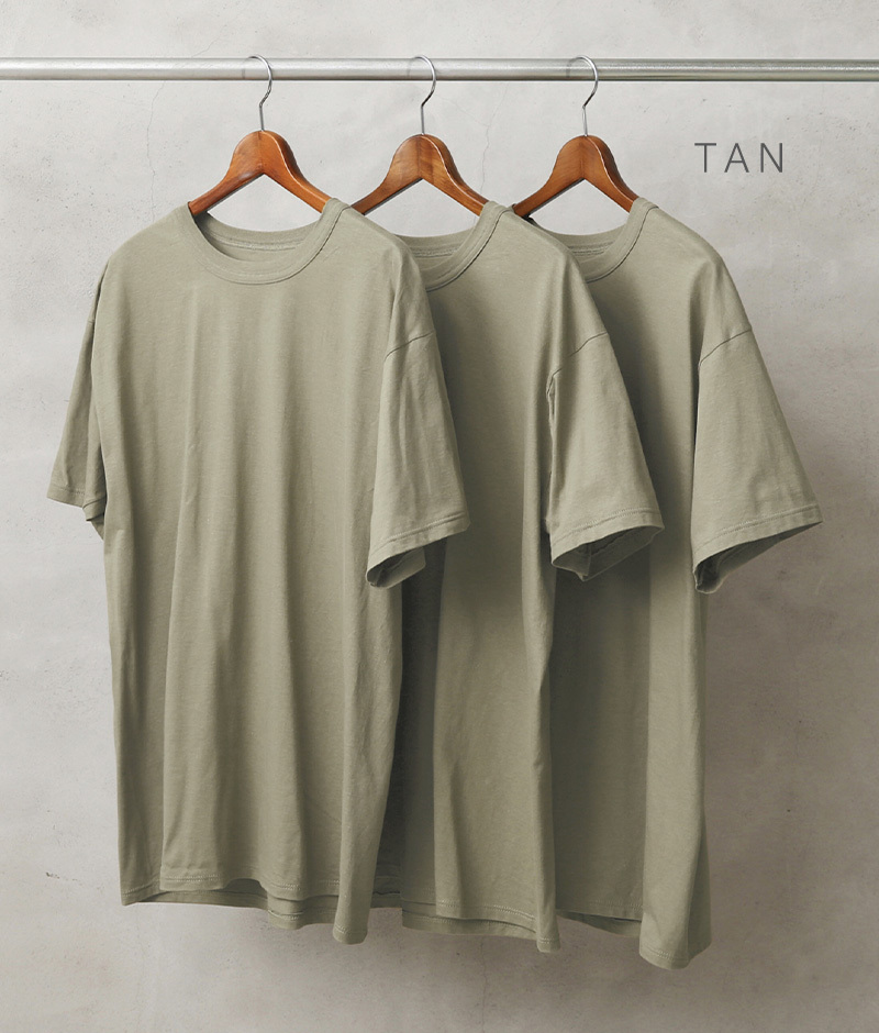 未使用　米軍ミリタリー Tシャツ　メイドインUSA  アメリカ製　3枚セット SOFFE ソフィー 682M 米軍使用 100%コットン 3PACK Tシャツ MADE