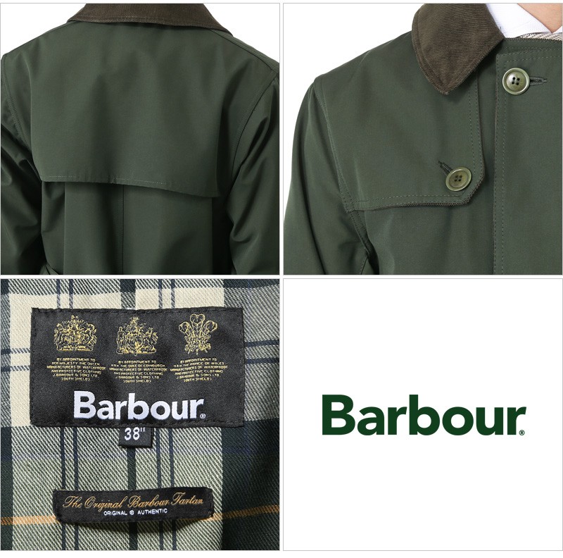 Barbour バブアー MCA0442 WHITLEY トレンチコート 2LAYER メンズ