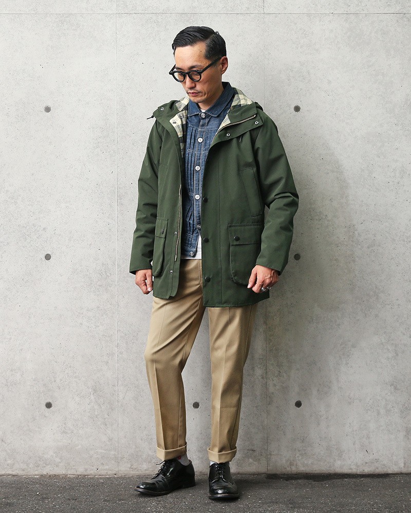 Barbour バブアー MCA0508 HOODED BEDALE SL 2LAYER（フーデッド